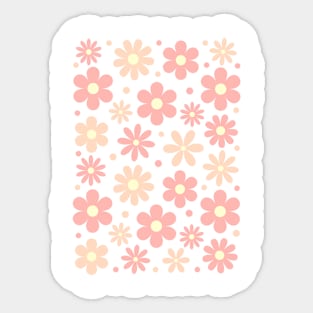 Cute Flowers pattern Sticker